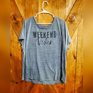 Lane Bryant weekend vibes lose t shirt